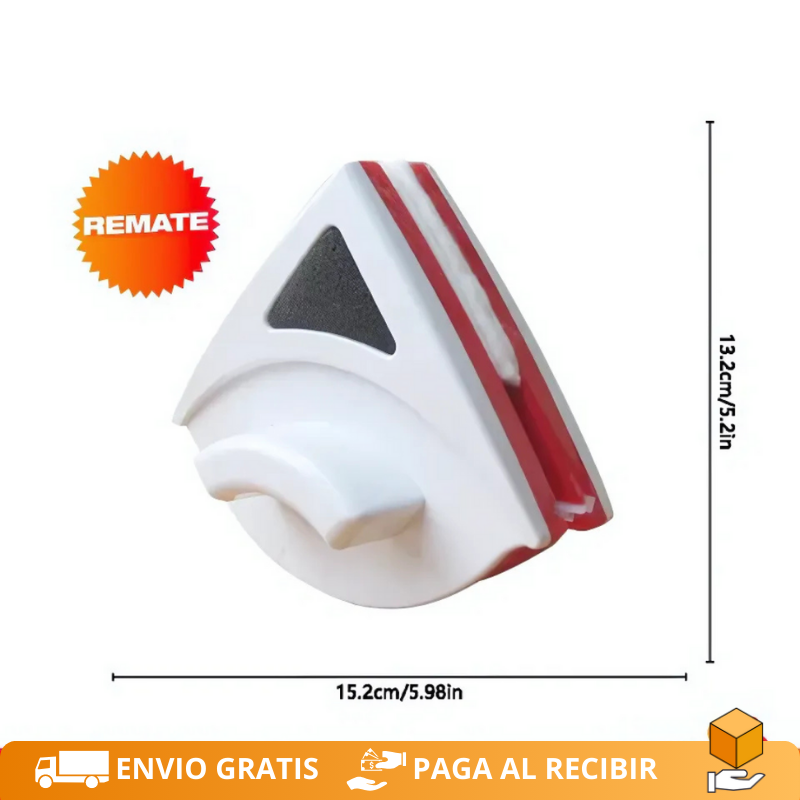 Limpiador De Vidrios Magnético