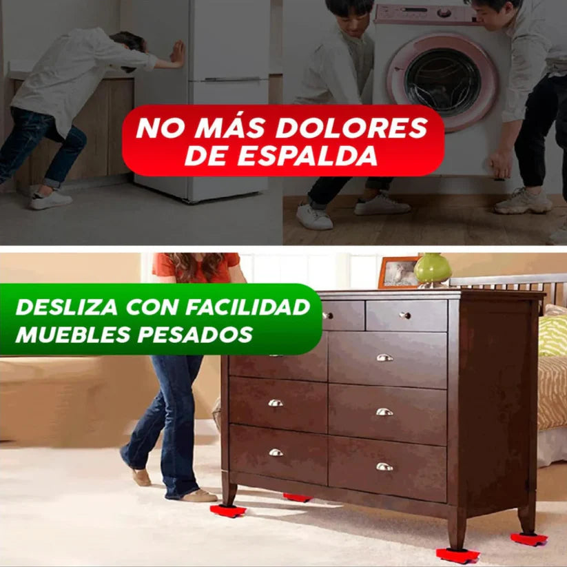 Kit Elevador de Muebles - ¡Mueve Todo Sin Esfuerzo!