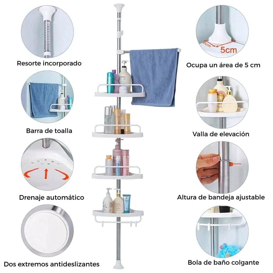 Organizador Esquinero Telescópico