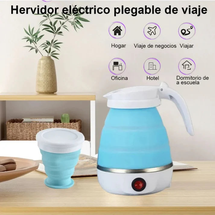 Hervidor Eléctrico Plegable - Agua caliente donde estés