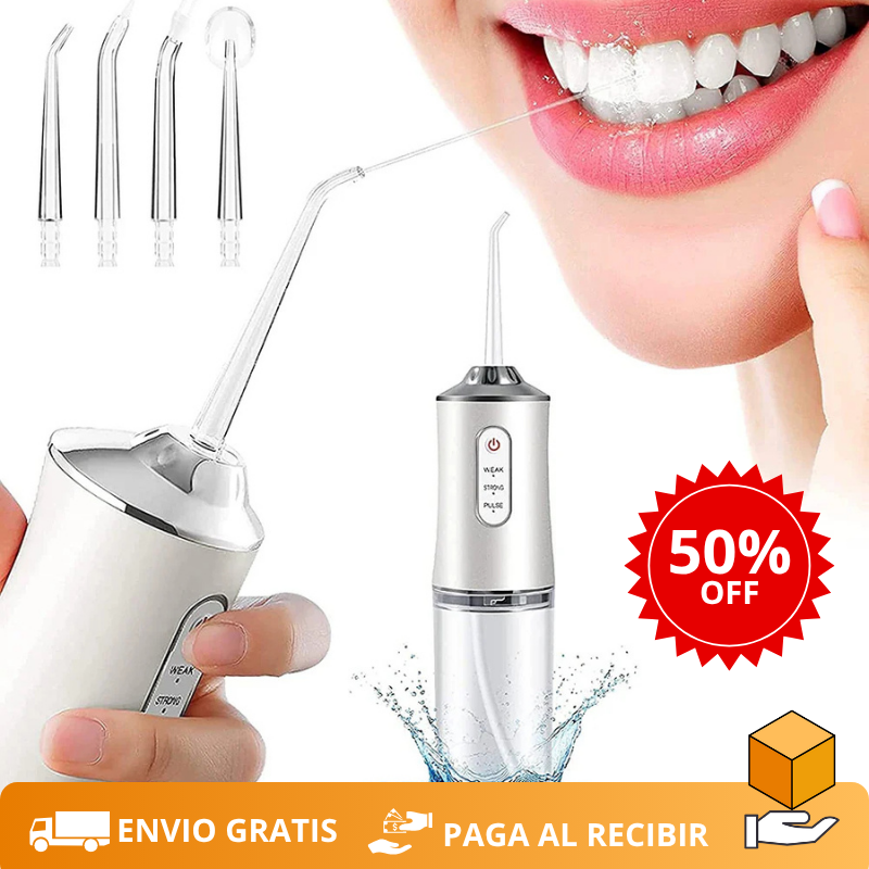 Irrigador Bucal Portátil – Limpieza profunda