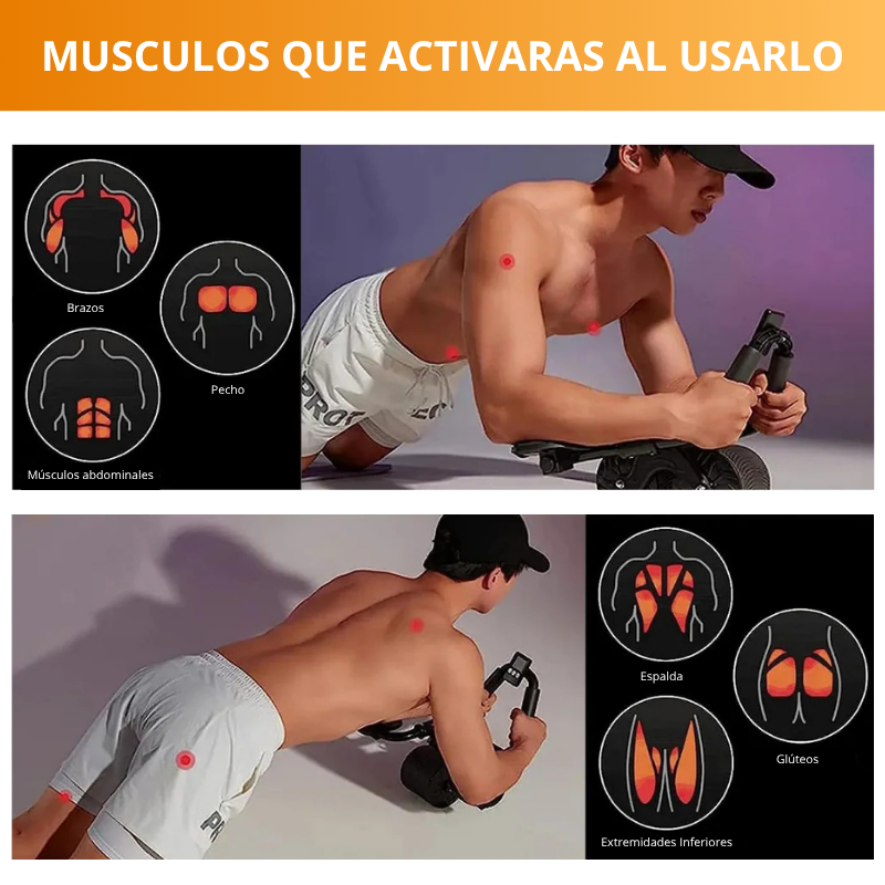 Rueda Abdominal con Rebote Automático