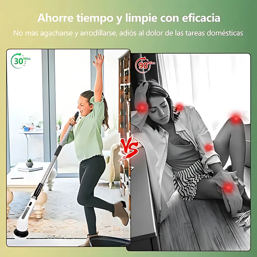 Cepillo Eléctrico de Limpieza 9 en 1 +REGALO: Quita Oxido