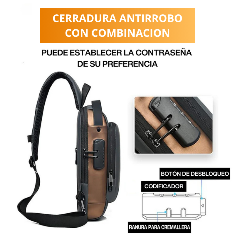 Mochila Antirrobo Impermeable – Seguridad y Estilo