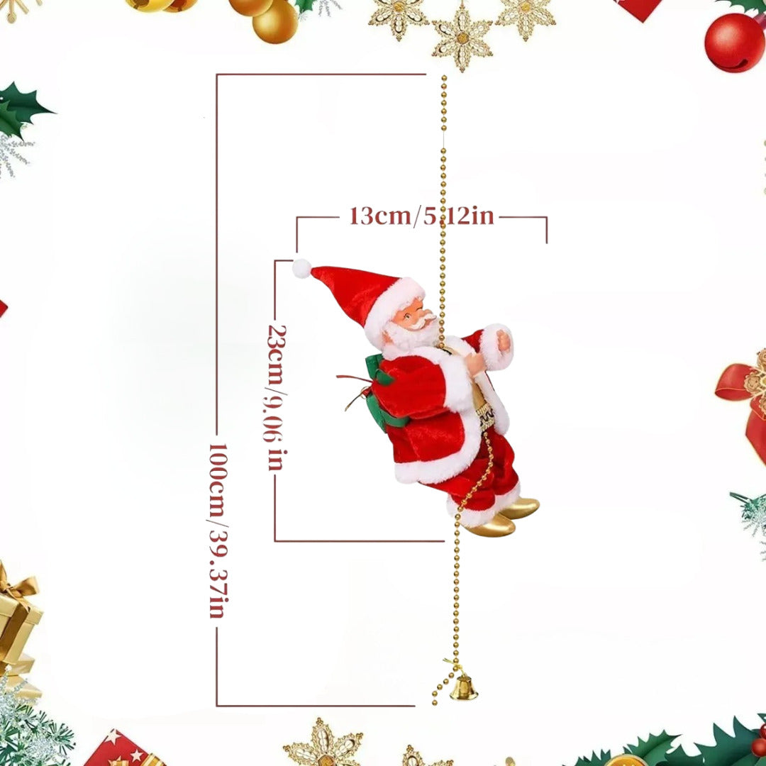 Santa Claus Trepador + REGALO: Proyector Navideño de mano