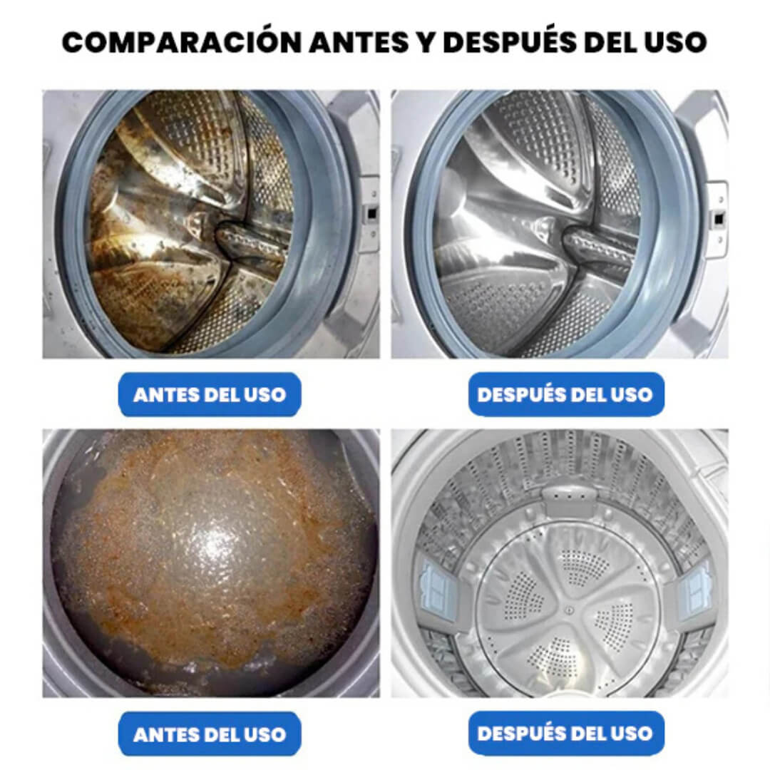 WashBoost™ - Elimina residuos y malos olores de tu lavadora (24 Pastillas)