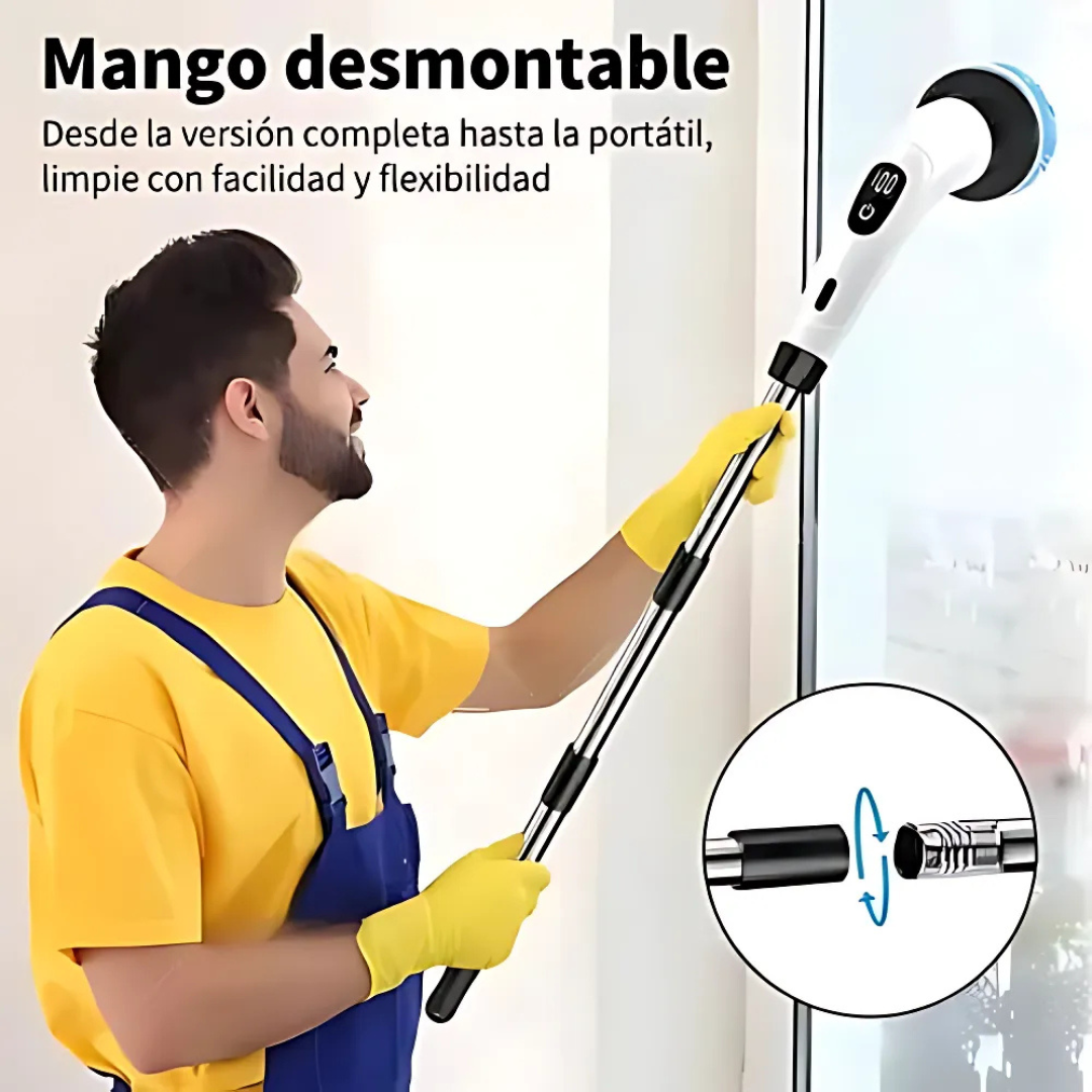 Cepillo Eléctrico de Limpieza 9 en 1 +REGALO: Quita Oxido