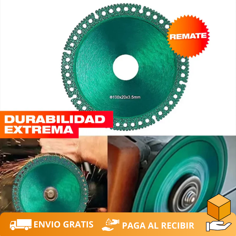 Disco de Corte Diamante Indestructible – Potencia que no se detiene