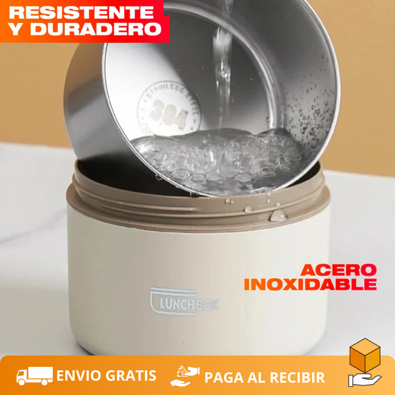 SET X4 PORTACOMIDAS Y LONCHERA TÉRMICA