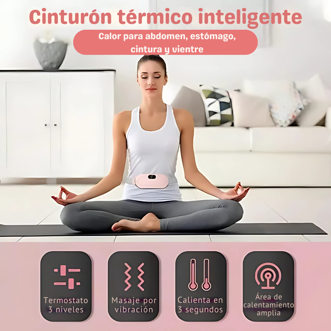 Cinturón Térmico Inalámbrico – Alivio para Cólicos