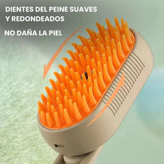 Cepillo a vapor para mascotas