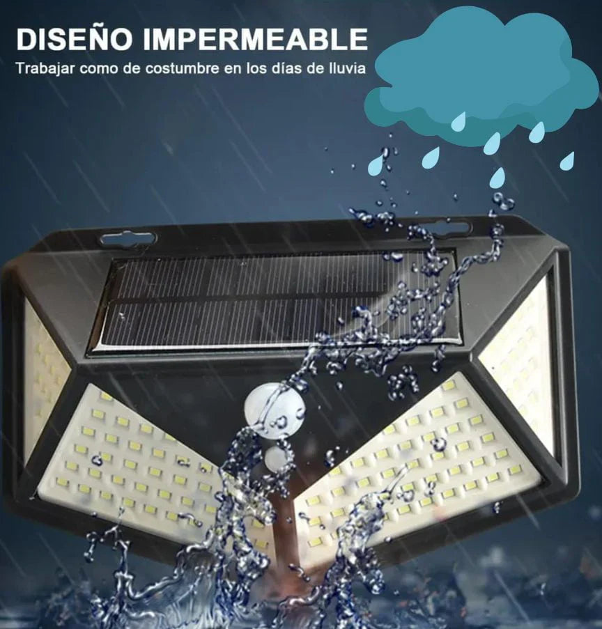 Kit de 4 lámparas LED solares