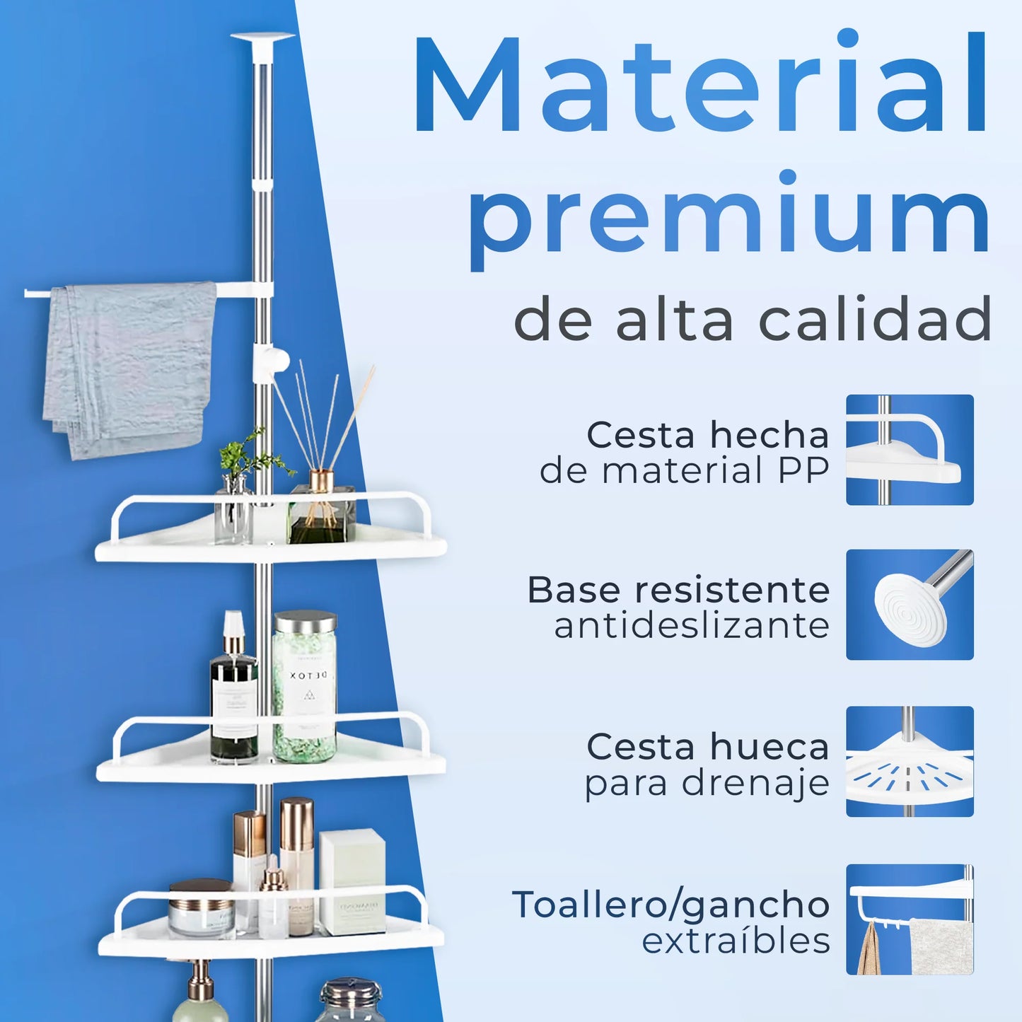 Organizador Esquinero Telescópico