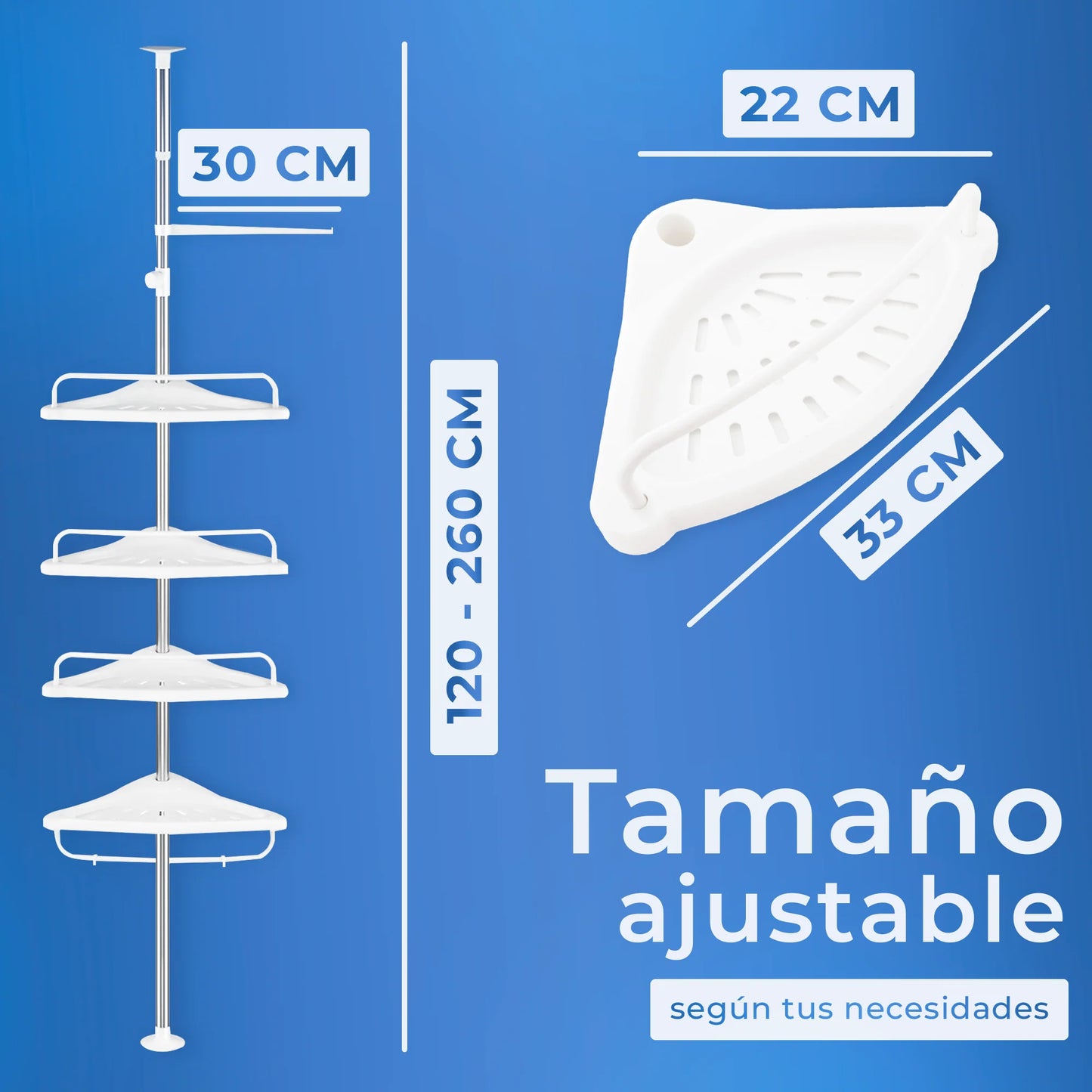 Organizador Esquinero Telescópico