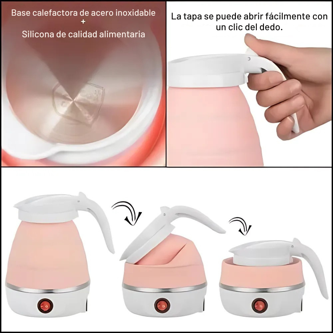 Hervidor Eléctrico Plegable - Agua caliente donde estés