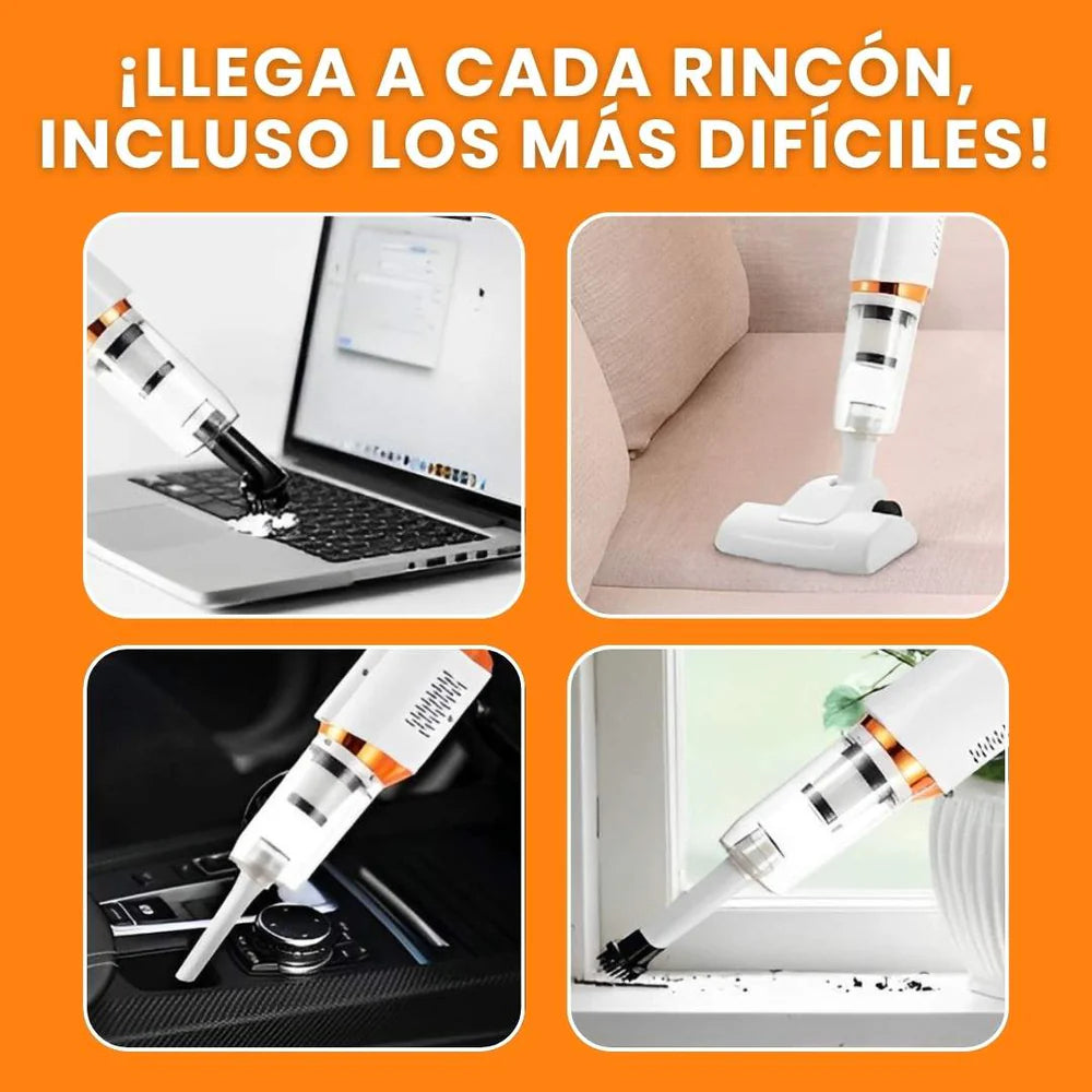 Aspiradora Inalámbrica 3 en 1: Potencia y libertad en cada rincón