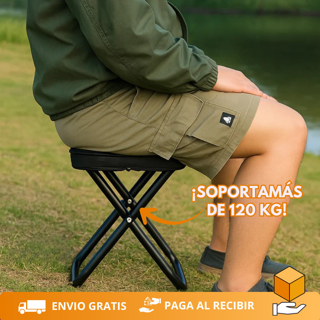 Bolso con Banco Plegable: Tu descanso siempre contigo