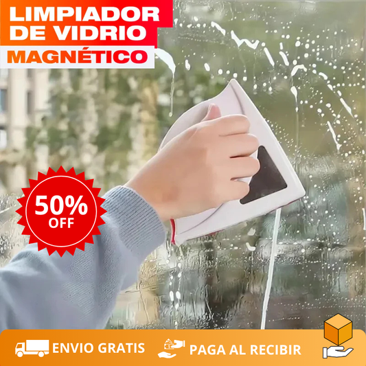 Limpiador De Vidrios Magnético