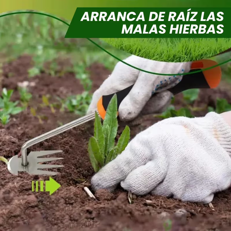 2x1 Azada de Jardín – Mantén tu jardín limpio y sin maleza