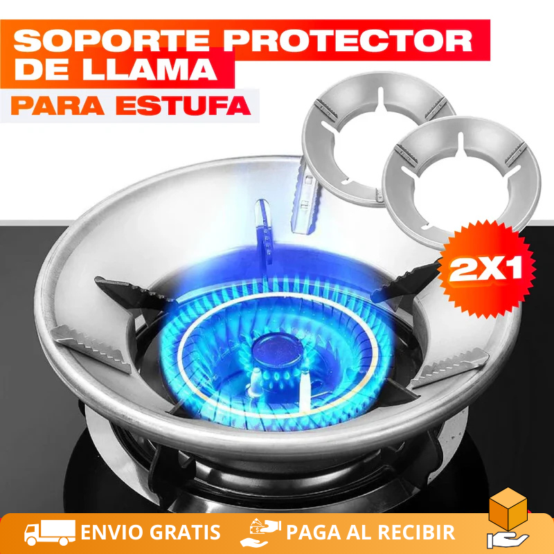 Soporte Protector de Llama y Ahorrador de Gas