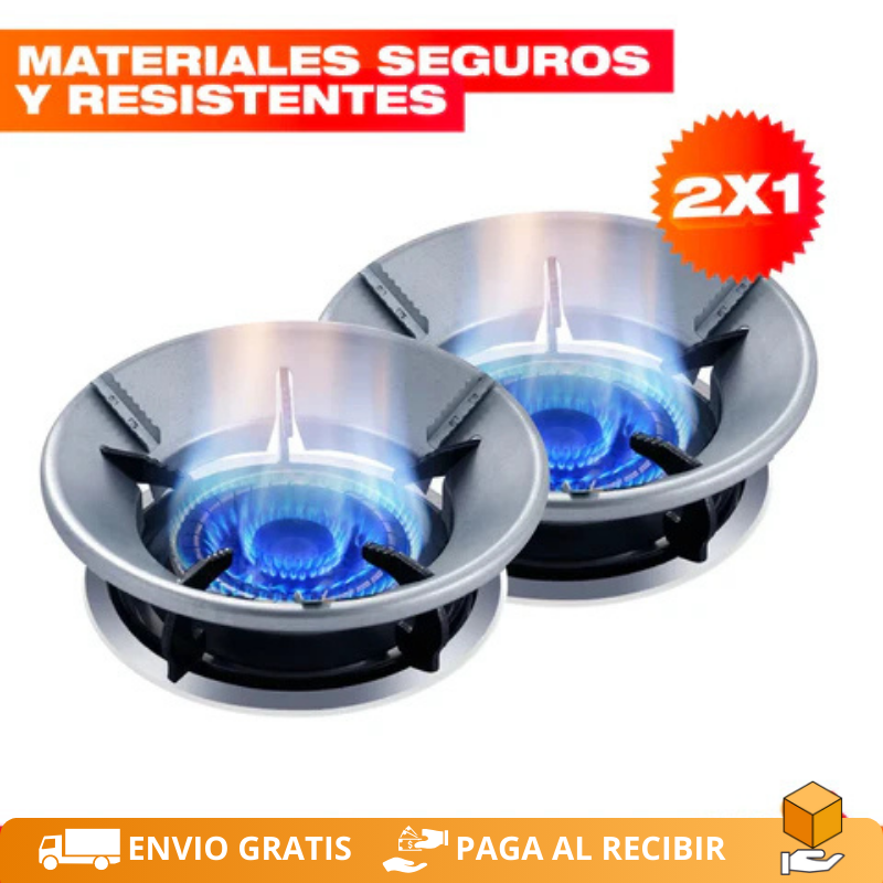 Soporte Protector de Llama y Ahorrador de Gas