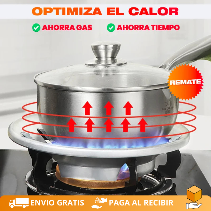 Soporte Protector de Llama y Ahorrador de Gas