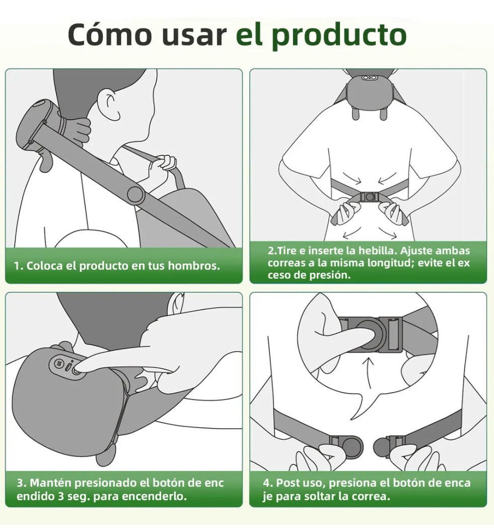 Masajeador 4D de Cuello y Hombros