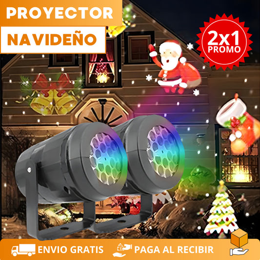 PROMO 2x1 Proyector Navideño - Transforma tu hogar en una fiesta de luces