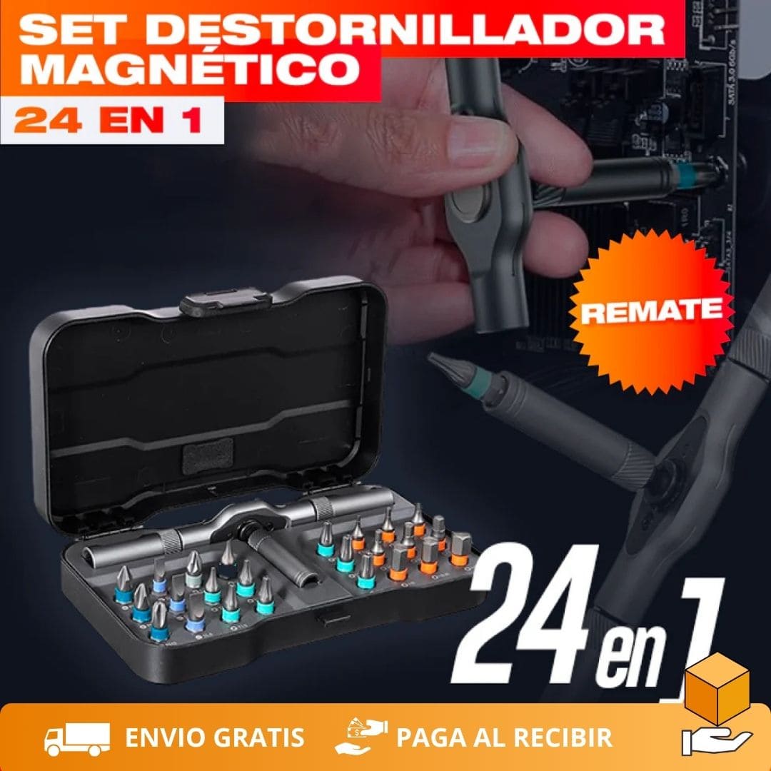 FixPro 24X - Kit Llave T Todo en Uno