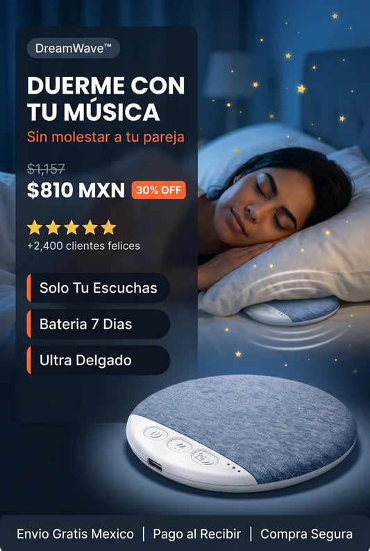 DreamWave™ - Altavoz de Almohada para Descanso Personal