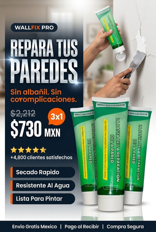 WallFix Pro - Renueva paredes y recupera un acabado impecable