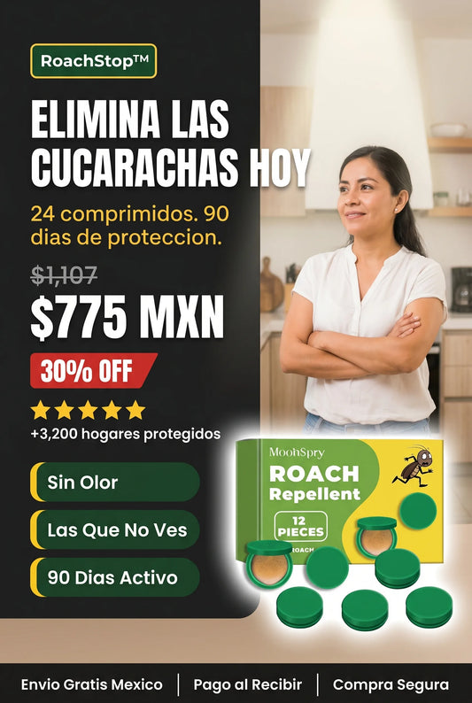 RoachStop™ - Gel Atrayente Para Control de Cucarachas