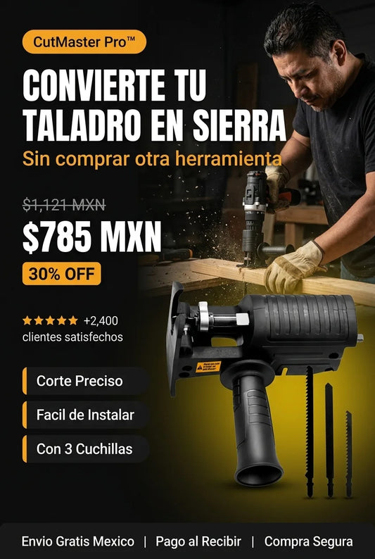 CutMaster Pro™ - Convierte tu Taladro en Sierra de Corte