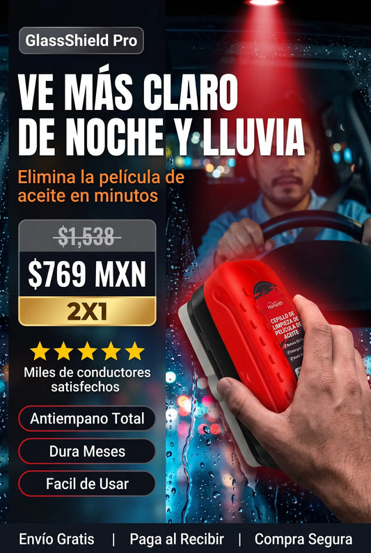 GlassShield Pro™ - Limpiador para Parabrisas Antiempaño