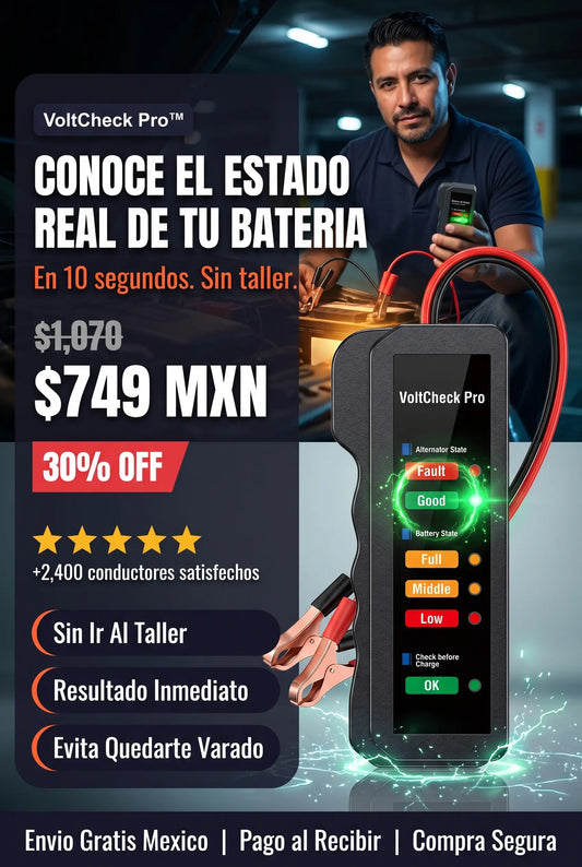 Probador Automatico de bateria 12V