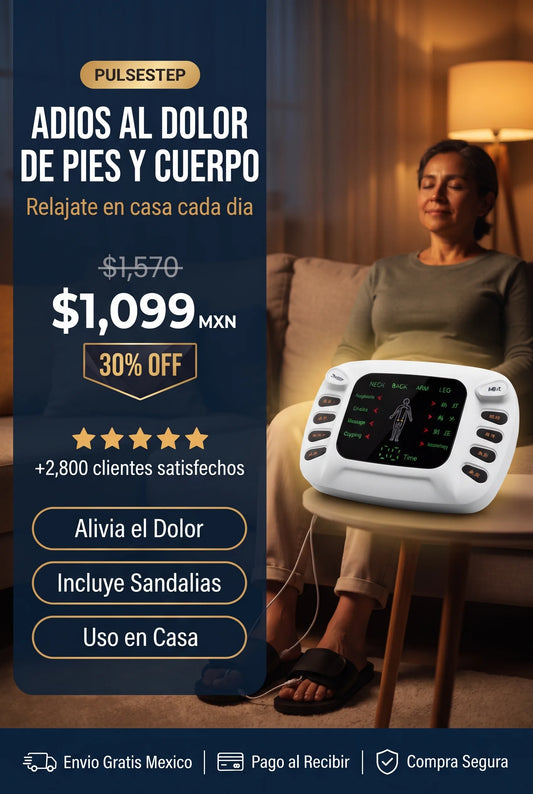 PulseStep™ Kit de Electroestimulación para Pies y Músculos