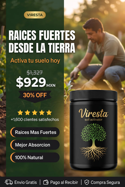 Viresta Raíz Activa: Suelo preparado, raíces más fuertes