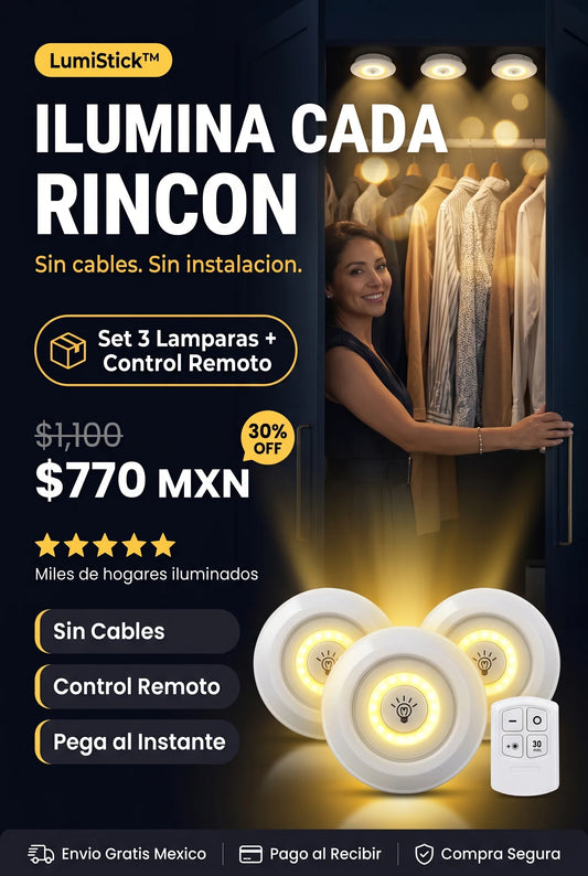 LumiStick™ - Ilumina Cada Rincón Cuando Lo Necesites