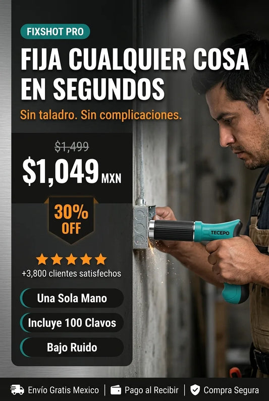 FixShot Pro™ Pistola de Fijación para Instalaciones Precisas