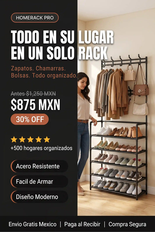 HomeRack Pro - Ordena Zapatos y Accesorios en Un Lugar