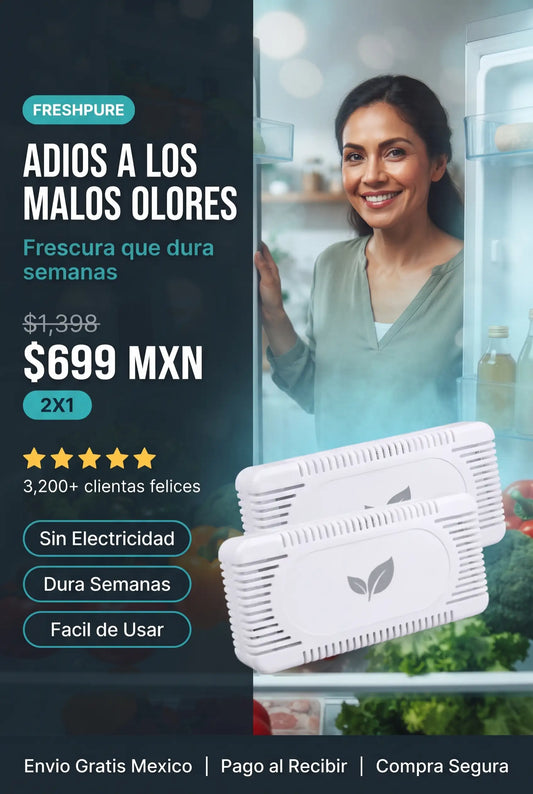FreshPure™ - Desodorante Absorbente para Refrigerador