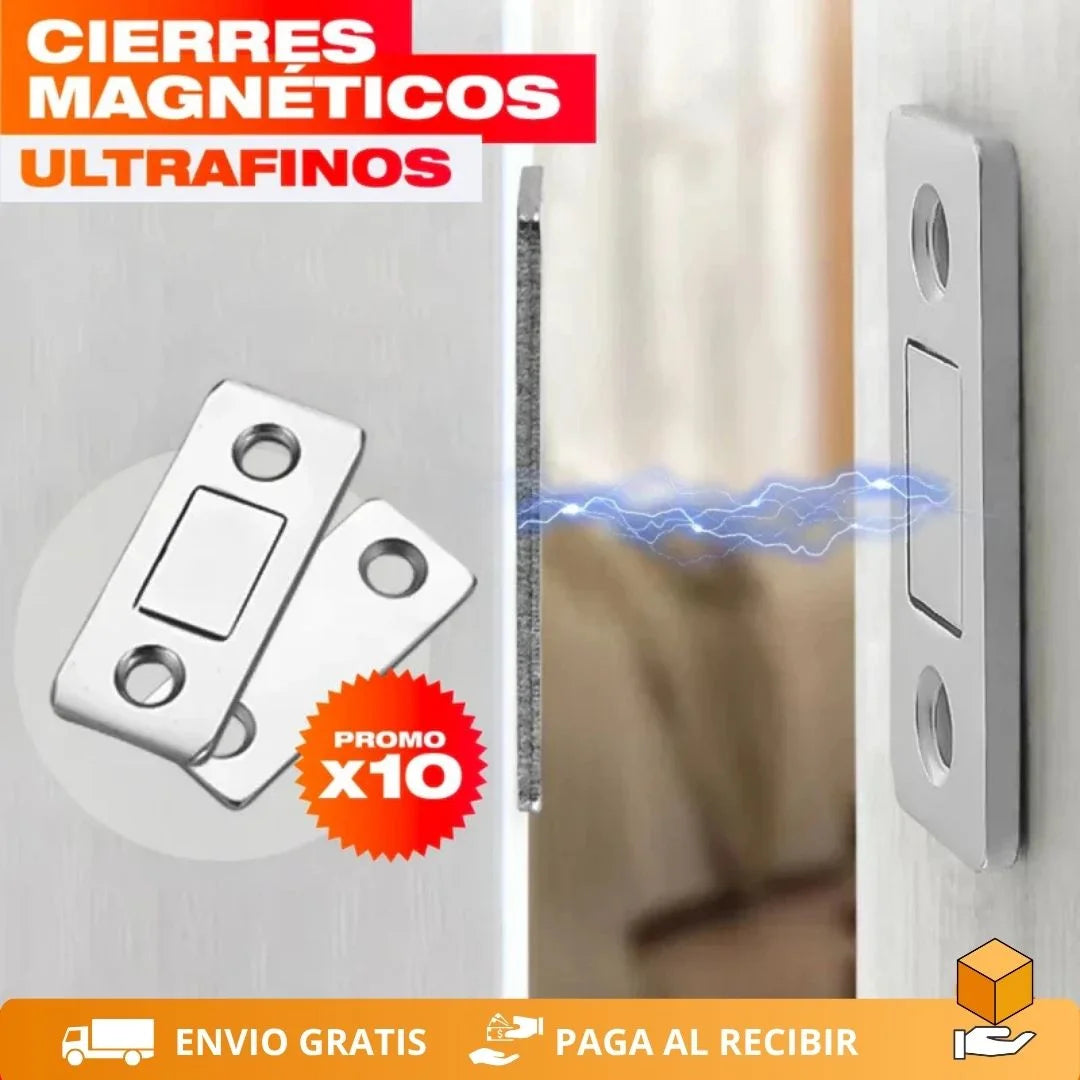 MagneFix - Kit de 10 Cierres Magnéticos Invisibles para Muebles