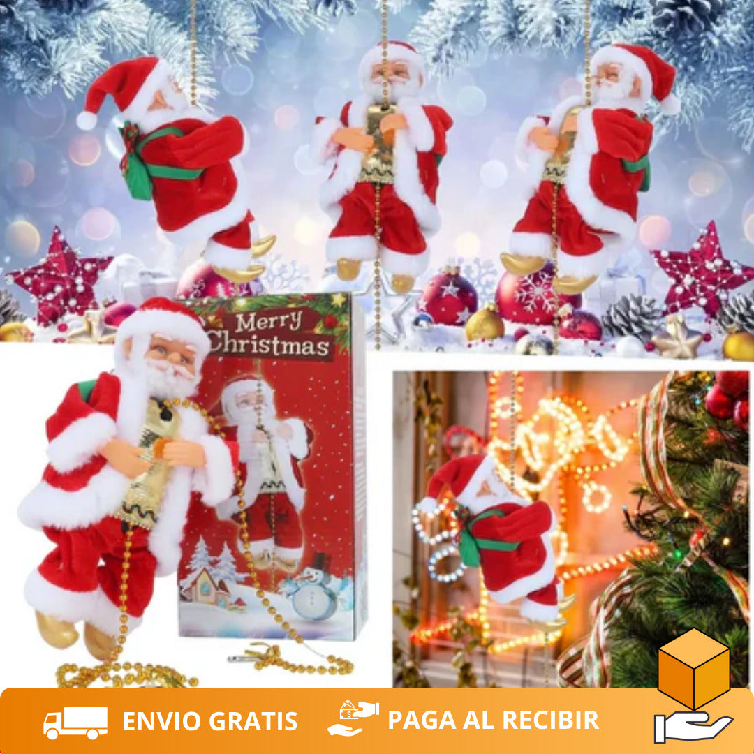Santa Claus Trepador + REGALO: Proyector Navideño de mano