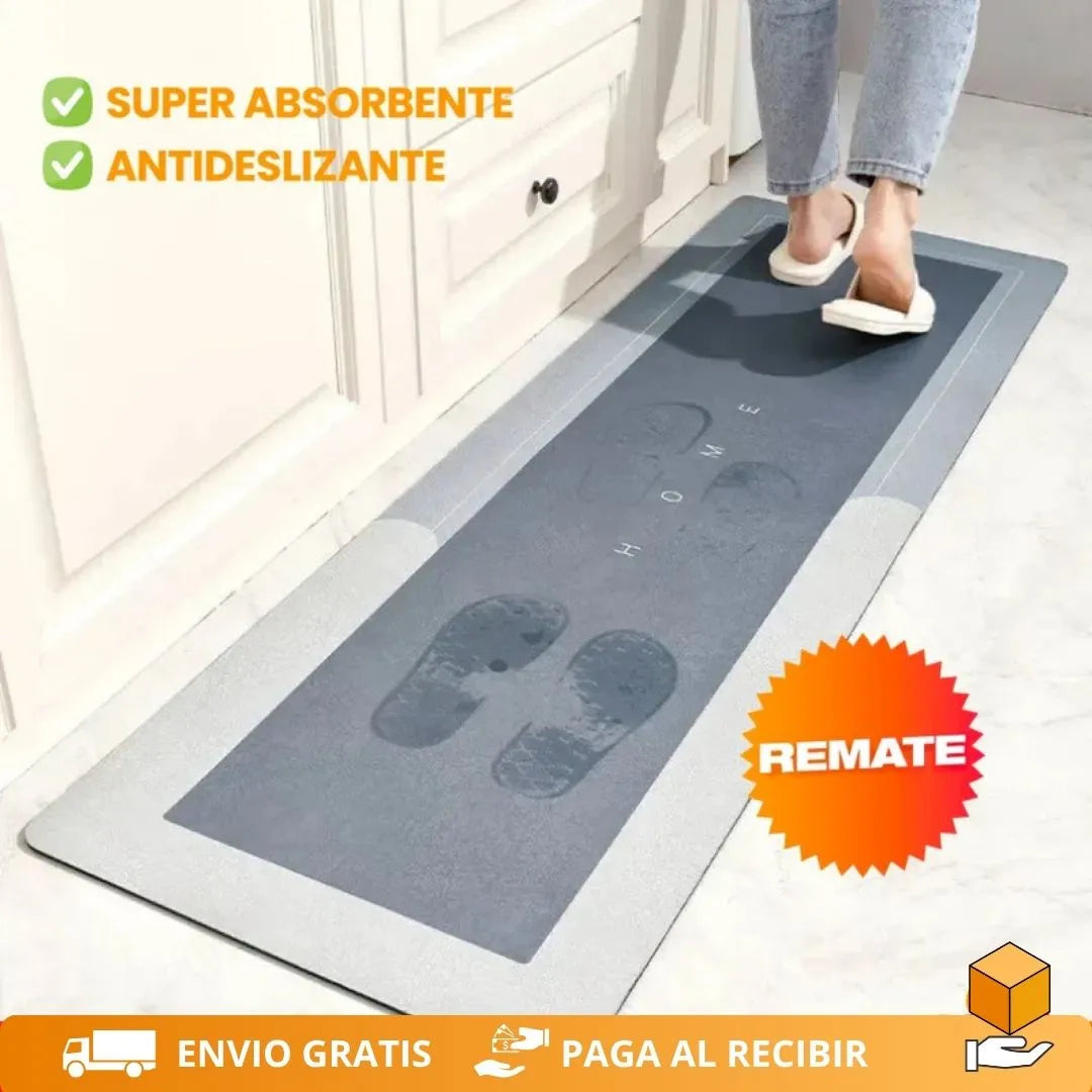 DryStep Pro - Kit 2 Tapetes Absorbentes Antideslizantes Hogar