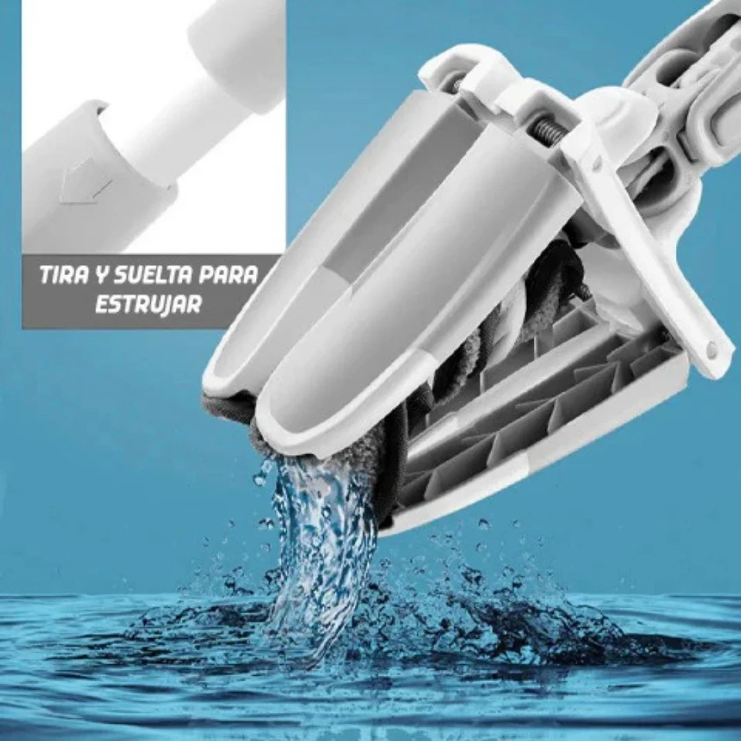 SpinClean 360 - Trapeador Autoexprimible de Microfibra
