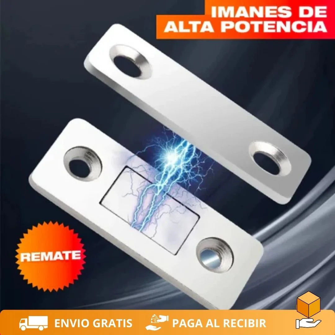 MagneFix - Kit de 10 Cierres Magnéticos Invisibles para Muebles
