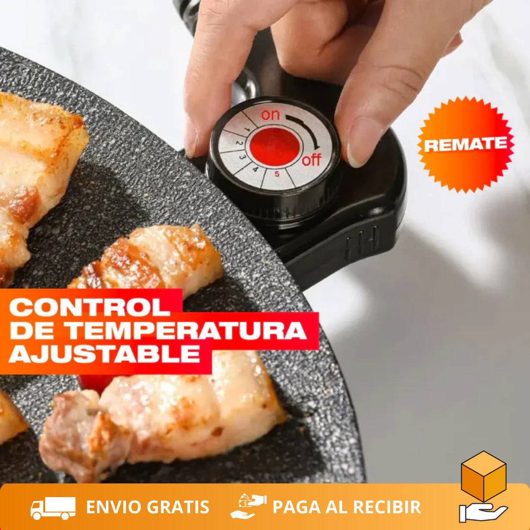 Sartén Eléctrica Antiadherente Estilo Coreano