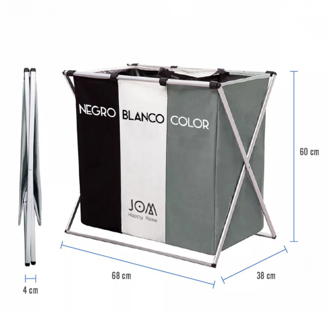 CESTO PLEGABLE Y ORGANIZADOR PARA ROPA