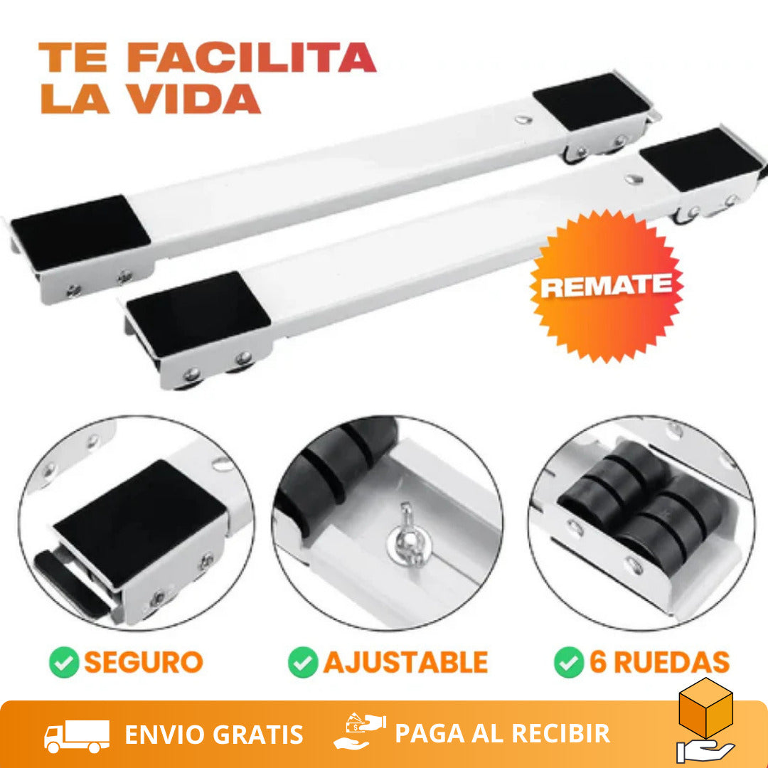Base móvil ajustable para electrodomésticos