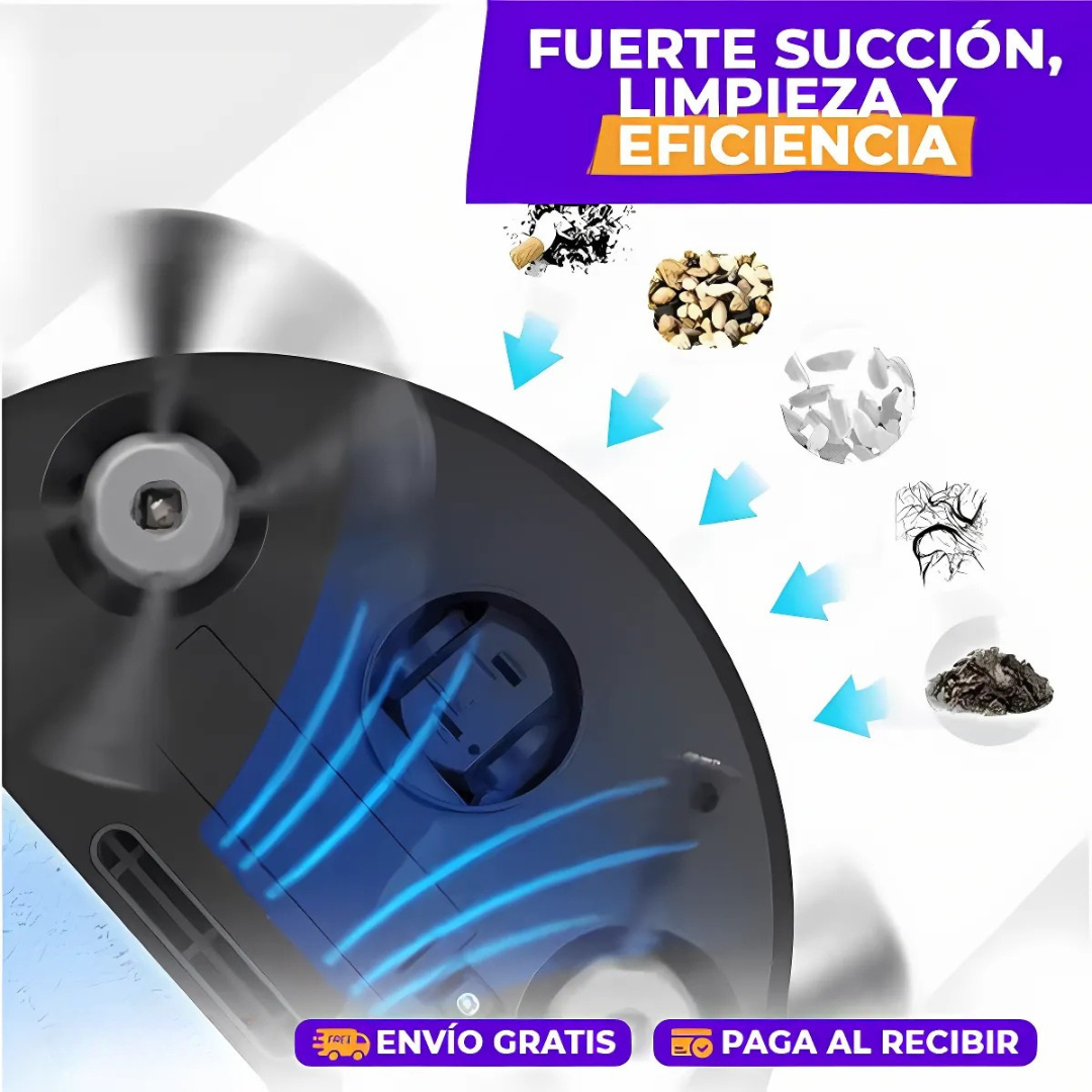 ASPIRADORA ROBOT 2 EN 1 - LIMPIEZA AUTOMATICA